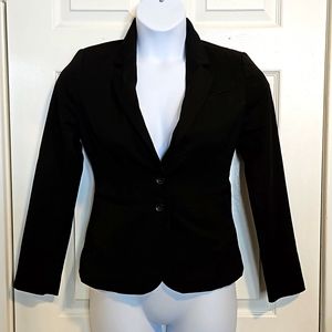 Apt. 9, black, lined, 2 button, blazer. Size 4.
